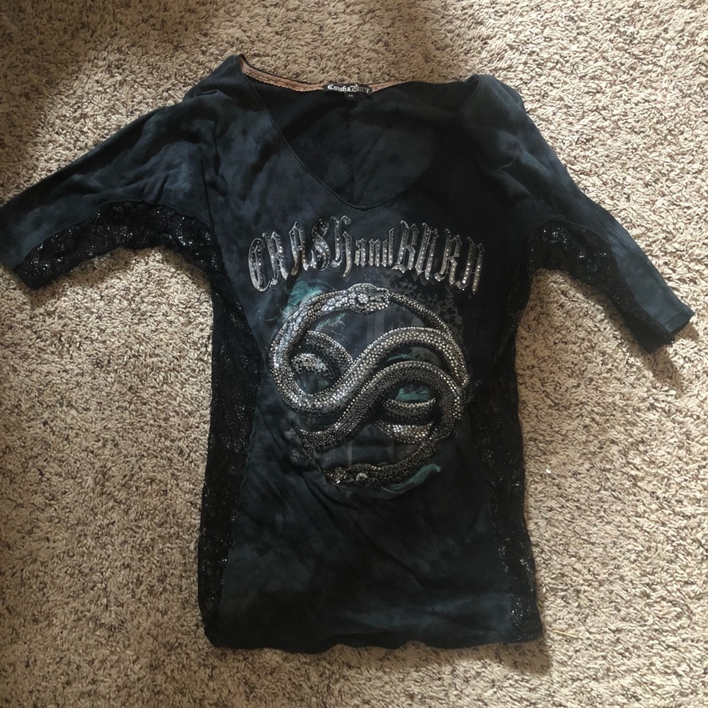 Women’s Crash and Burn top. Comes from a clean smoke free home.